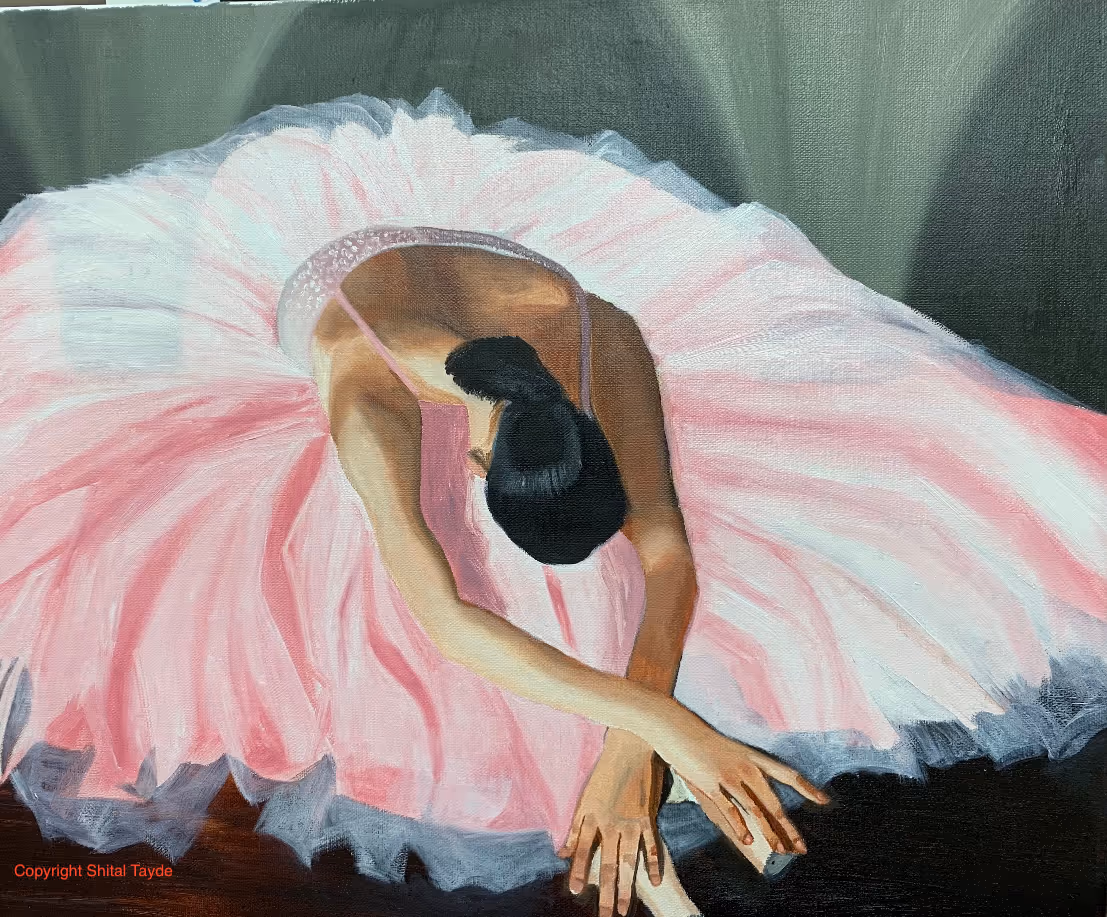 Ballet Dancer painting by Shital Tayde