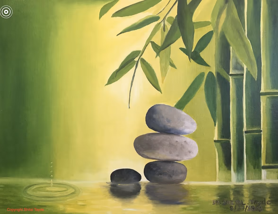 Meditation painting by Shital Tayde